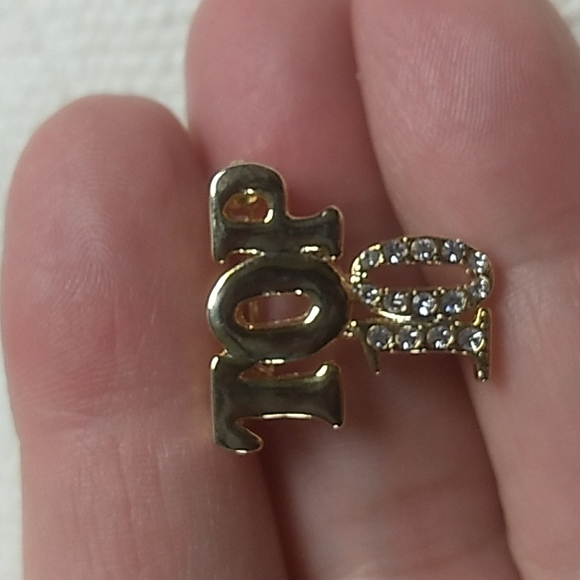Fashion Jewelry Jewelry - Gold & Rhinestones (Top 10) 1/2 x 1/2 by Fashion Jewerly, Fashion Pin